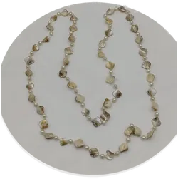 handgeknüpfte Muschel-Perlenkette  - Bild 3