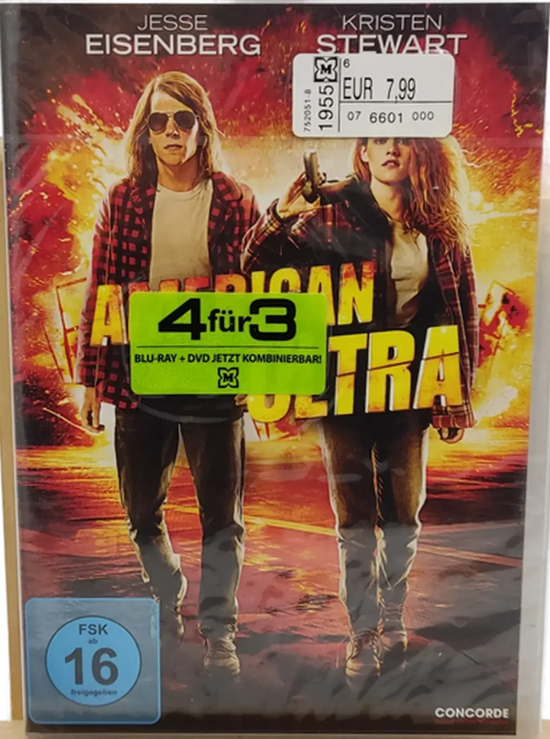 DVD American Ultra  mit Kristen Stewart und Jesse Eisenberg  – Bild 2