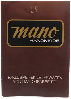 Mano Handmade Reisepass-Hülle aus echtem Leder – Handgefertigt in Deutschland - Bild 3