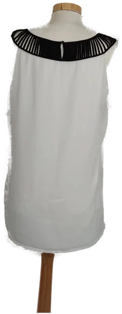 Comma Damen Shirt weiß/schwarz Gr. 38 - Bild 4