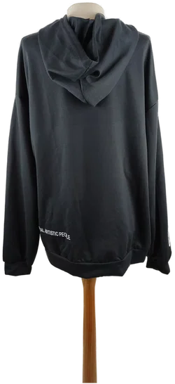 RAP Kapuzenpullover Damen Schwarz Strasssteine | Casual-Chic - Bild 2