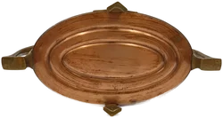 Antiker Jugendstil Vase von Carl Deffner aus Kupfer und Messing um 1900 – Vorschau 7