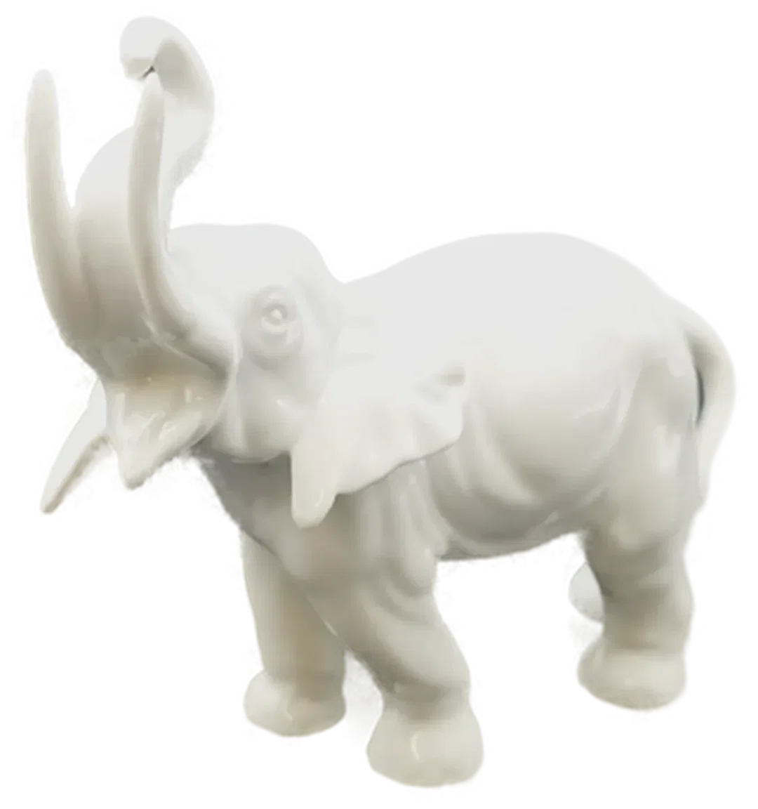 Porzellan Elefant - Wallendorfer Porzellanmanufaktur – Bild 1