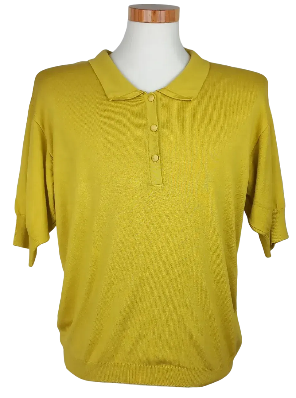 Stefanel Herren Shirt, ocker - Gr. L  - Bild 1