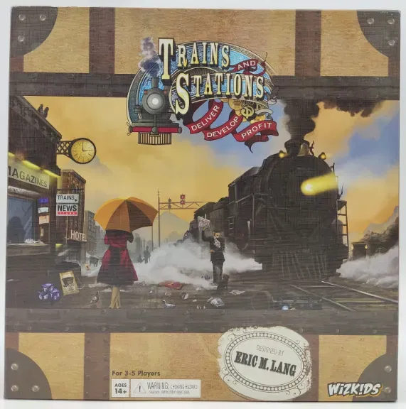 Trains and Stations - Gesellschaftspiel - Wizkids  - Bild 1