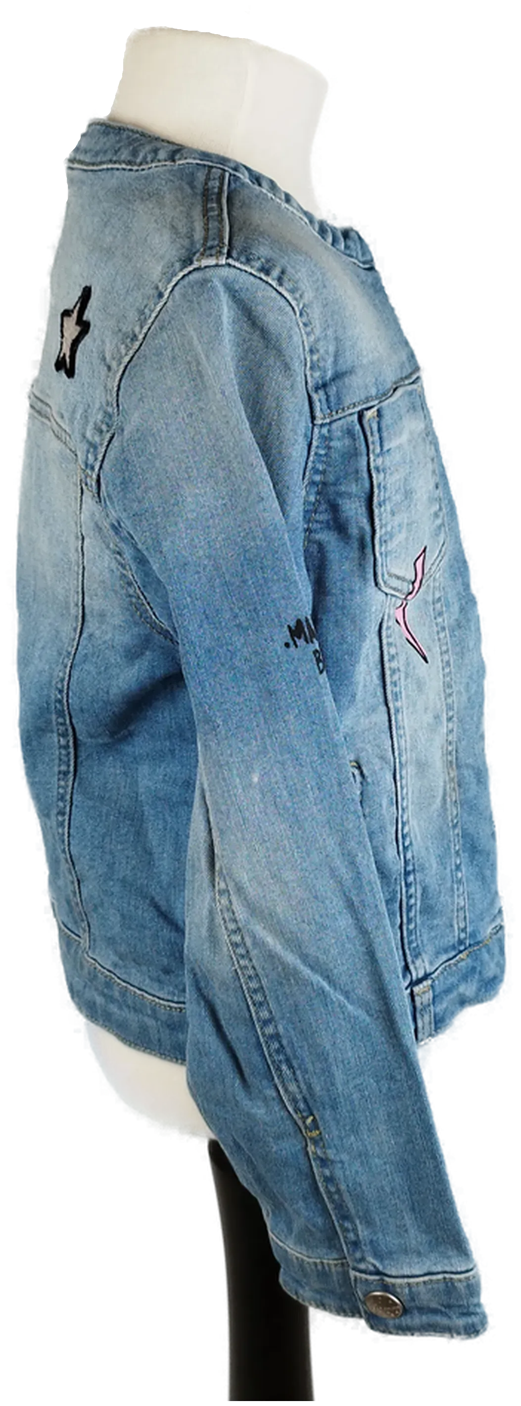 C&A Girls Jeans Jeansjacke - Gr. 122 / 98% Baumwolle – Bild 2
