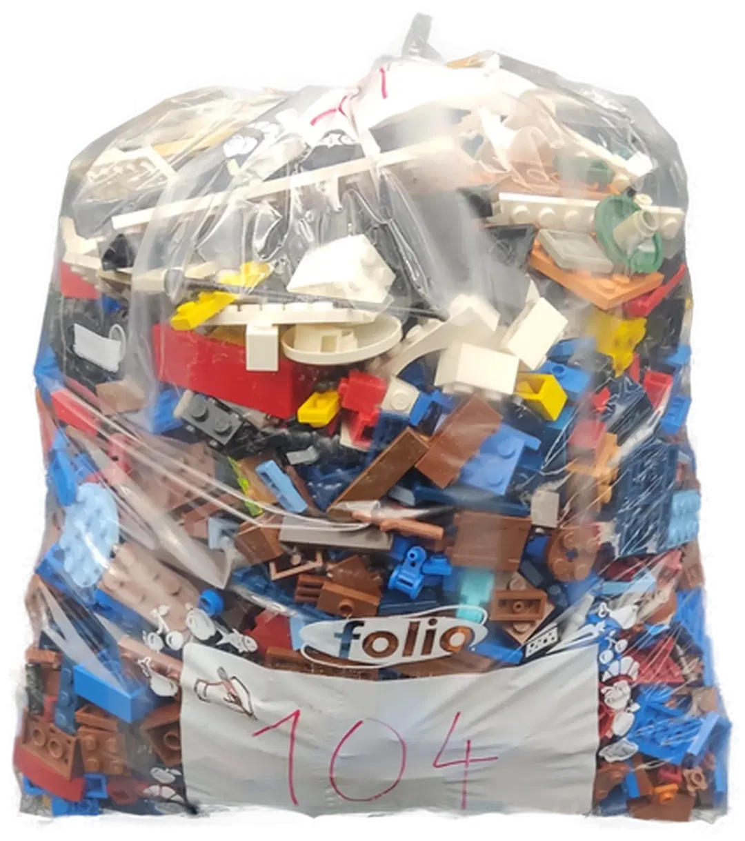 1,5 Kilo Lego Steine gemischt - Bild 1