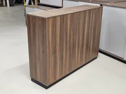 Lorbeer Büroschrank braun/hellgrau - 160 x 42 x 116 cm - Büromöbel  - Bild 4