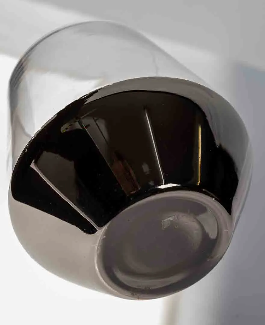 4 Glasbecher mit grauem Boden  – Bild 2