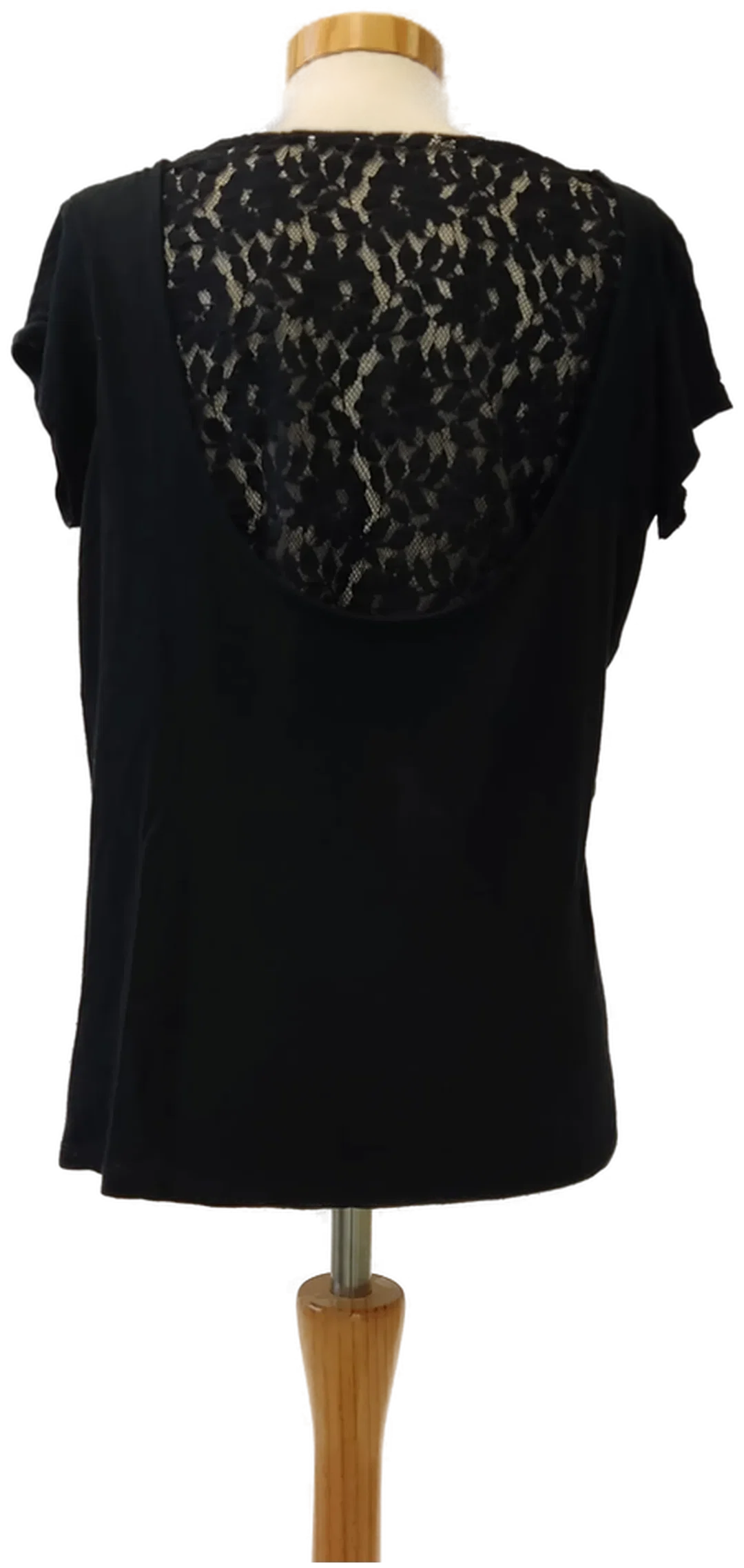 Damenkurzarm T-Shirt schwarz - Gr. 34 – Bild 3