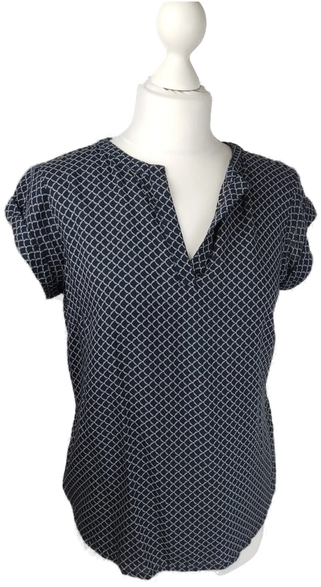 Damen Kurzarm-Bluse Tom Tailor Viskose | Zeitloser Begleiter - Bild 1