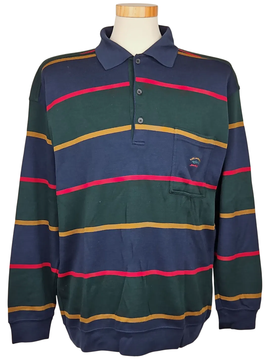 PAUL & SHARK Yachting Herren Pullover, blau/grün - Gr. XXL  - Bild 4