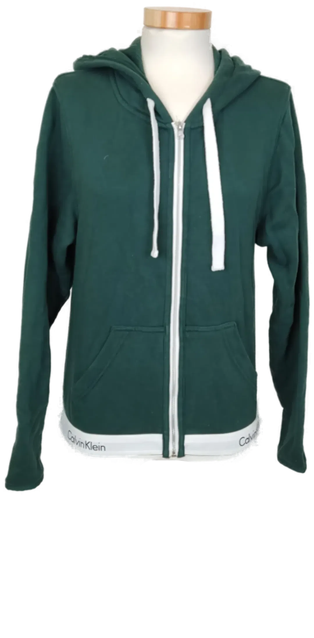 Calvin Klein Damen Kapuzenpullover grün Gr. S - Bild 4