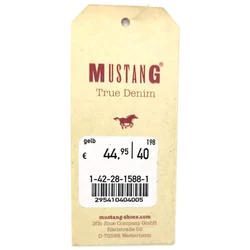 Mustang Damen-Sandalen Kunstleder senfgelb Gr. 40  - Bild 7