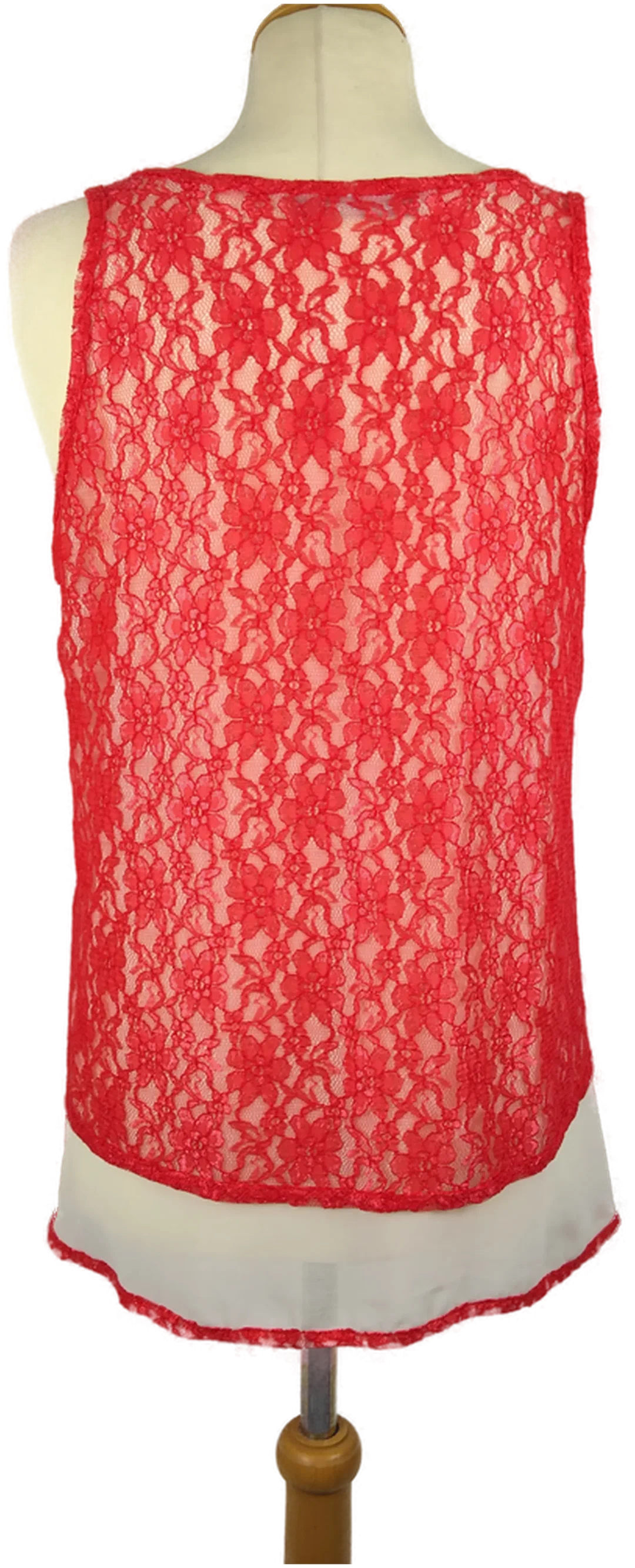 Damen Top Sonstige Gr.42 Polyamid Unifarben | Festlich Elegant – Bild 4
