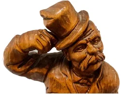 Brienzer Holzfigur „Der lebensfrohe Herr“ – Handgeschnitzt, 52cm - Bild 2