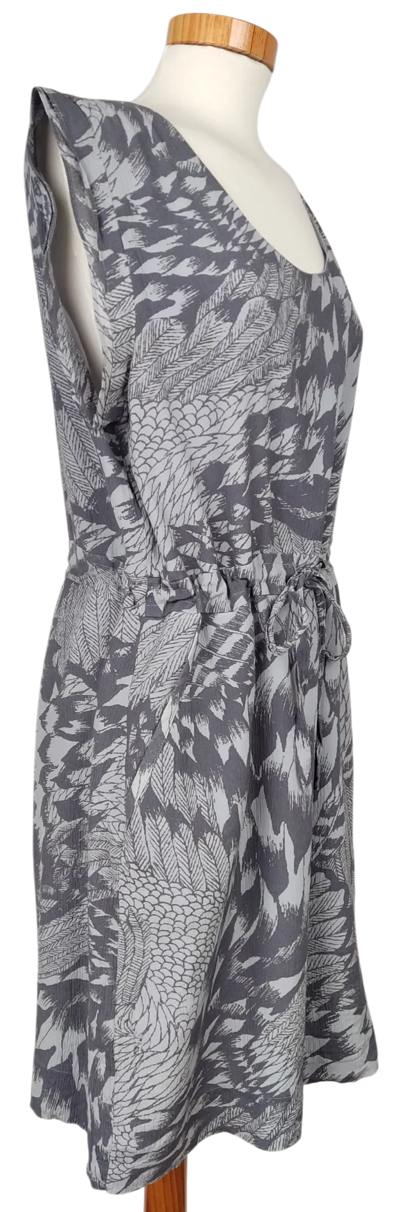 BANANA REPUBLIC Damen Midikleid, grau - Gr. M  – Bild 3