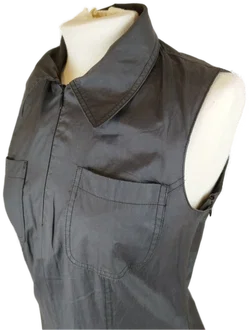 Atos Lombardini Midikleid - Gr. 42 / mit drei Reißverschlüssen - Bild 4