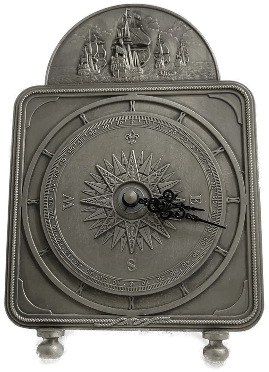 Vintage Zinnuhr in exzellenter Qualität - Dekoratives Sammlerstück - Bild 1