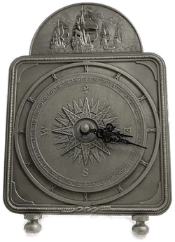 Vintage Zinnuhr in exzellenter Qualität - Dekoratives Sammlerstück - Bild 1