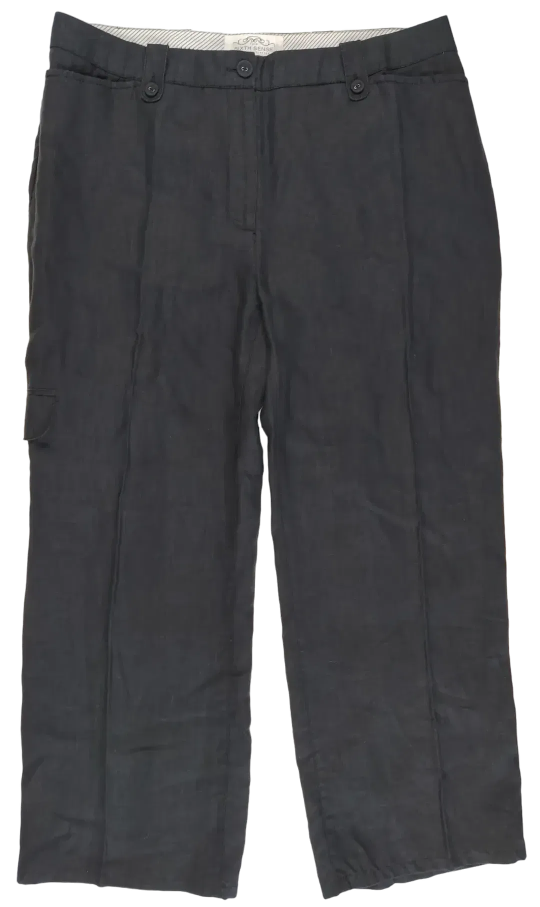 Sixth Sense by C&A Damen Leinenhose, schwarz - Gr. D 44 - Bild 1