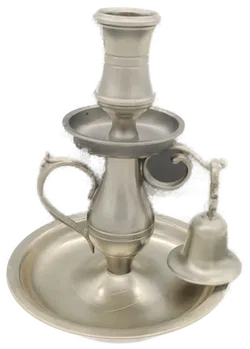 Petwer Zinn Etain Kerzenhalter Zinn mit Snuffer - Bild 2