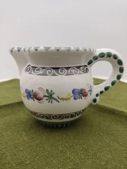 Gmundner Keramik Milchkanne Blumenmotiv | Landhaus-Charme – Vorschau 2
