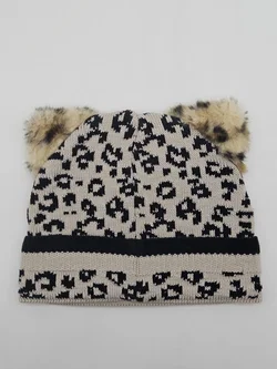 Eisbär Strickaube, beige/schwarz – Vorschau 2