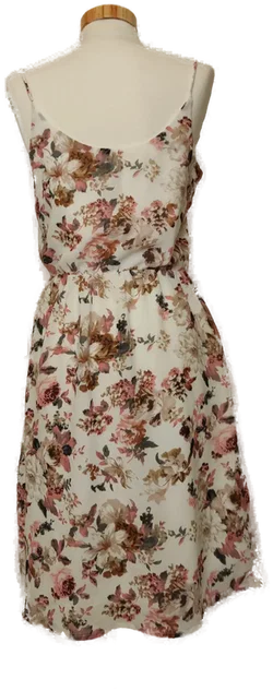 Only Damen Kleid beige/geblümt Gr. 36 - Bild 4