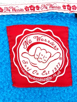 No Worries Surf Co Herren Hoodie hellblau - Gr. S - Bild 5