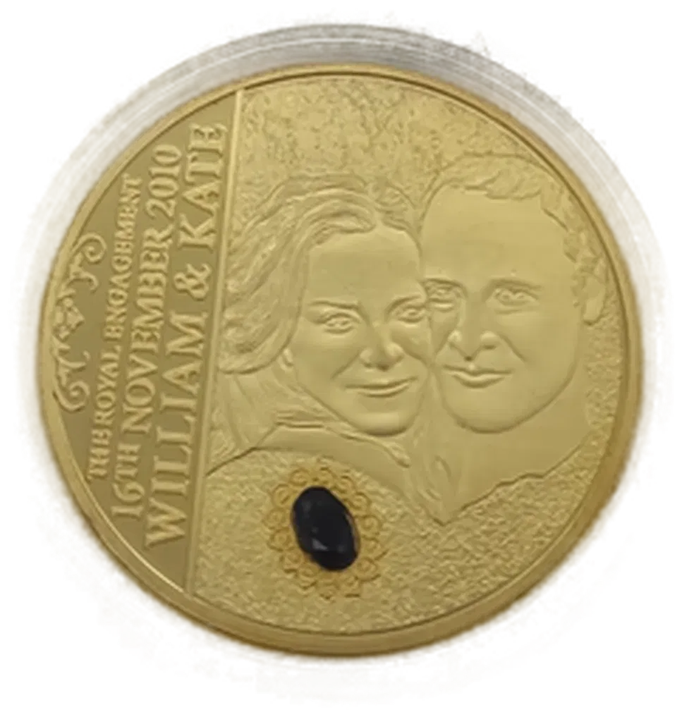 Gedenkmünze William & Kate Verlobung am 16.11.2010 - Bild 1