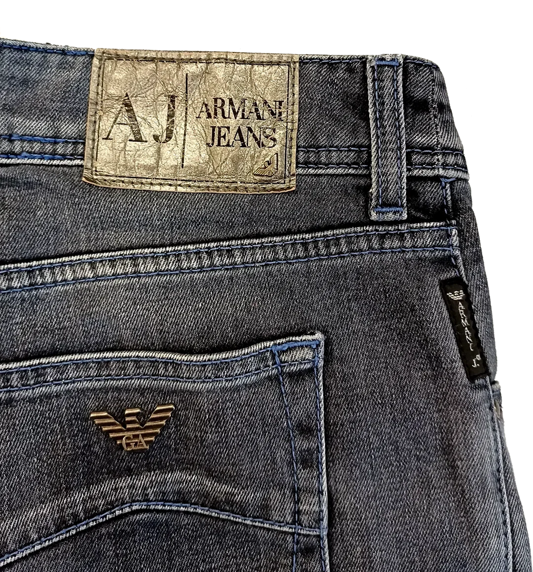 Armani Jeans Damen Jeans dunkelgrau Gr. 30 – Bild 4