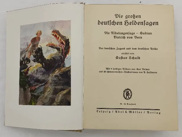 Buch - Gustav Schalk - Die Großen Deutschen Heldensagen – Bild 3