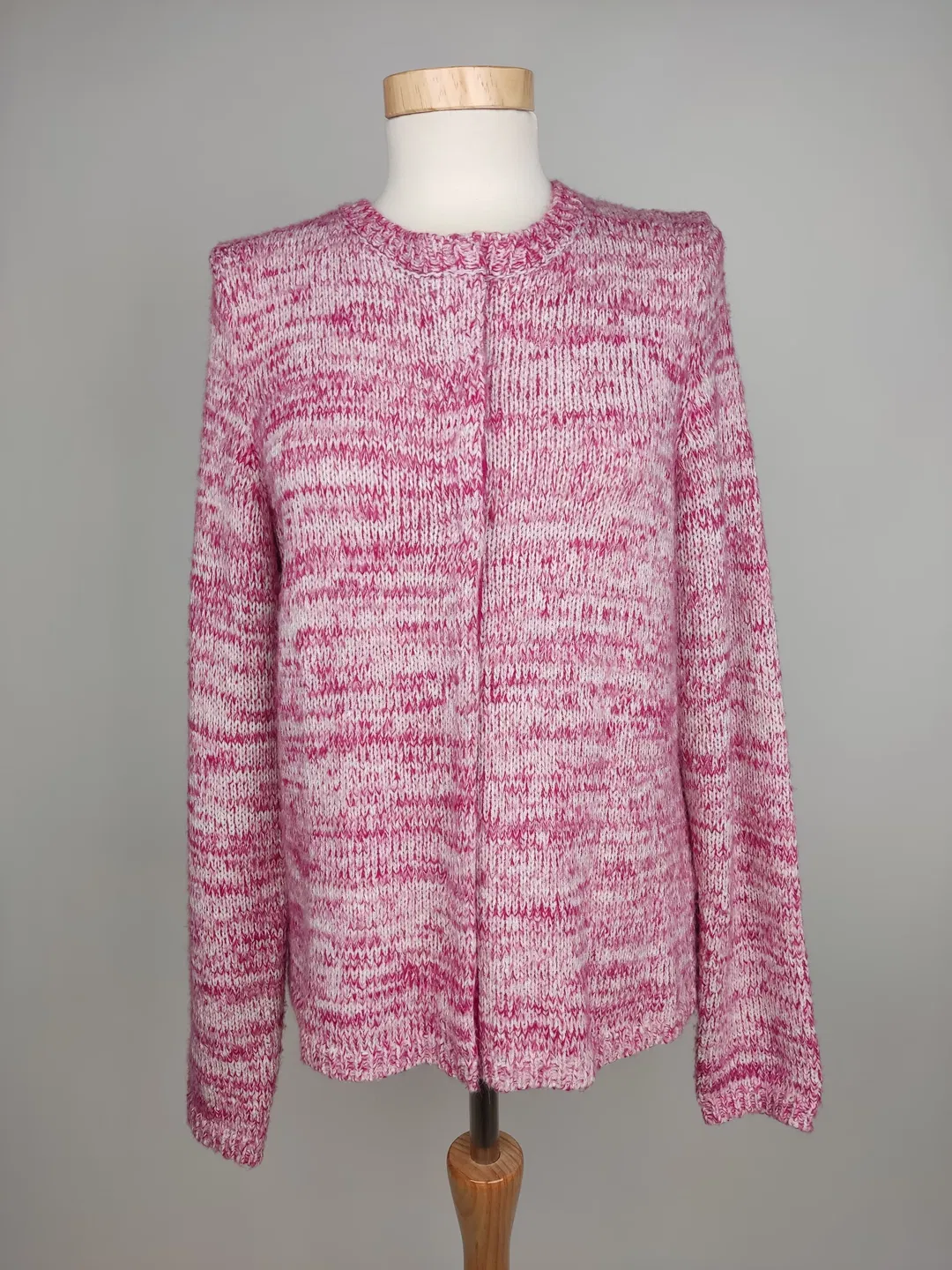 Christian Berg Damen Strickjacke pink melé - L/40 - Bild 4