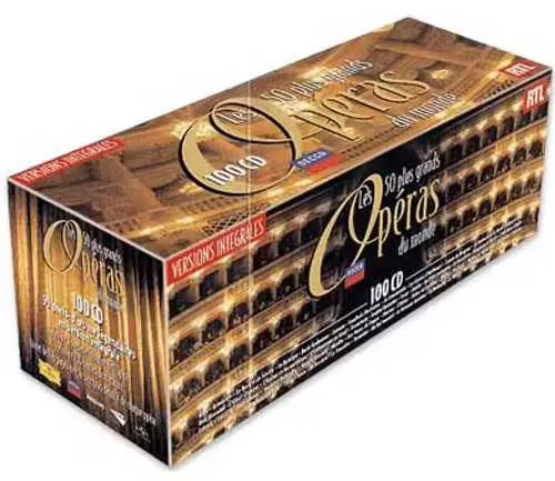 CD Les 50 plus grands opéras du monde – DECCA – 100 CD Box – Opern Gesamtausgaben - Bild 1