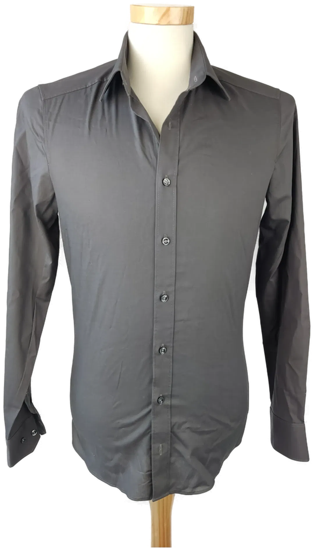 Royal Class Herrenhemd grau - 38 (XXS) (body fit) - Bild 1