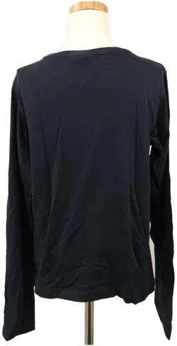 H&M Kinderlangarmshirt schwarz, Smileypailetteaufdruck - 158/164 - Bild 4