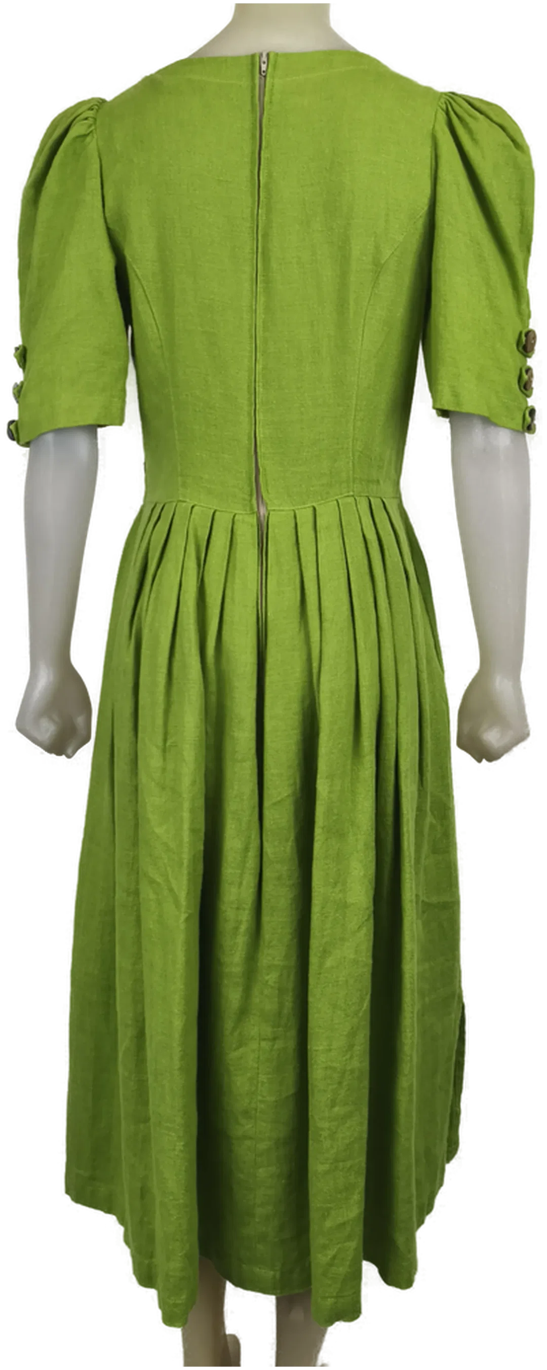 Leinenkleid, Trachtenkleid, Gr. 40 – Bild 6