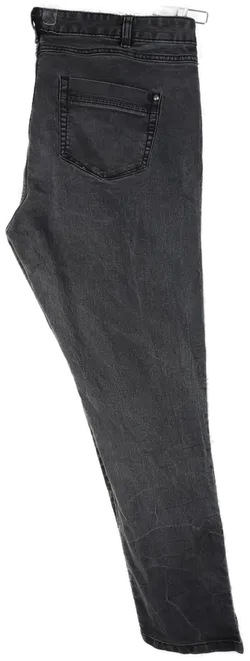 Jeans 'Bexleys Edition' lang mit Stretch, dunkelgrau mit Taschen, Größe 46 - Bild 4