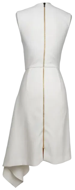 Babäm! - Roland Mouret Damen Midikleid, weiß - XS  - Bild 2