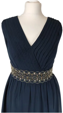 Maxikleid Bodyflirt, Gr.36, Polyester | Einmaliges Unikat - Bild 2