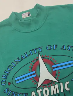 Atomic Vintage Herren Sweatshirt, grün - Gr. XL - Made in Austria  - Bild 5