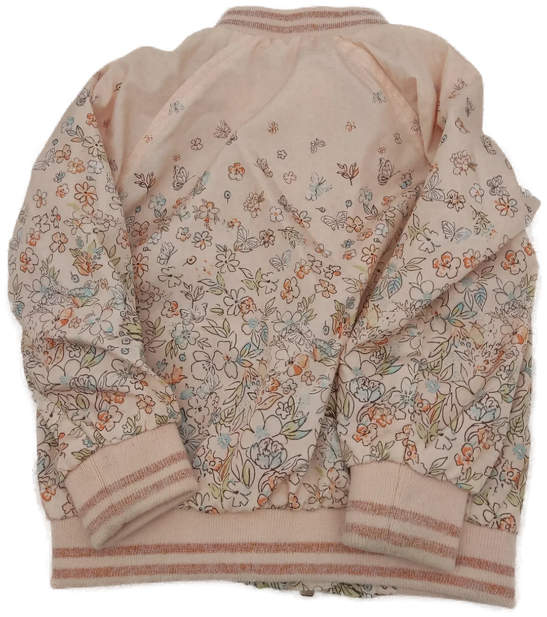 Name It Kinder Jacke Lachs geblümt Gr. 92 – Bild 4