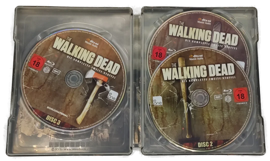 Blu-ray 3 Disc "The Walking Dead"  Die 2. Staffel Special Edition Stellbox – Bild 2
