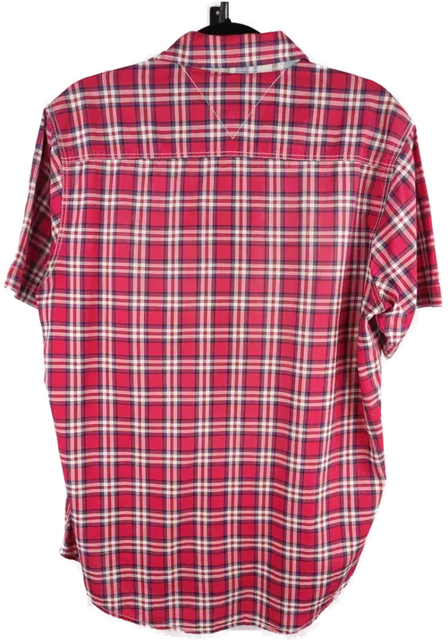 HILFIGER DENIM Herren Kurzarm-Hemd Kariert - XL/52 - Bild 3