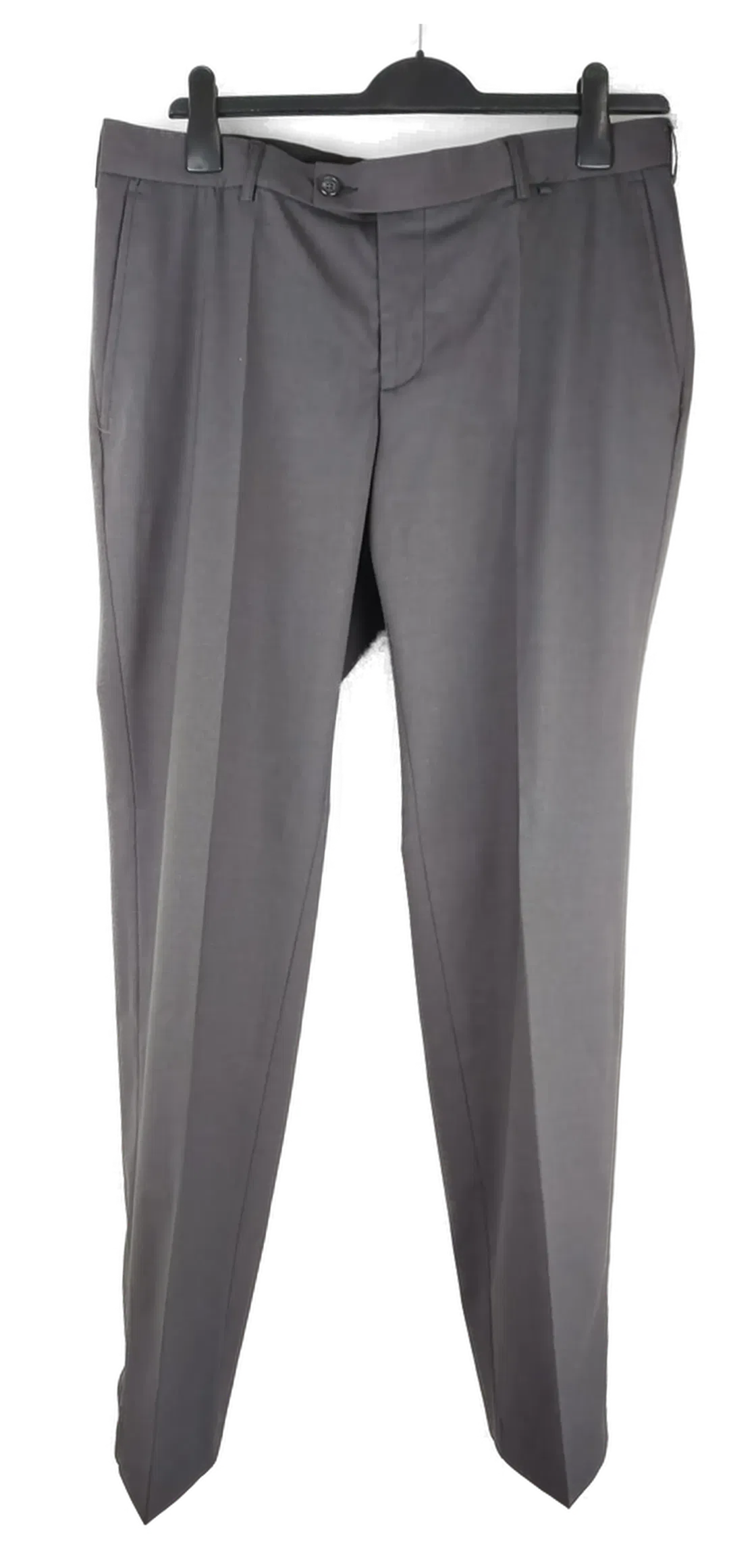 Anzughose 'railtex', lang mit Taschen, dunkelgrau meliert, Größe 52 - Bild 1