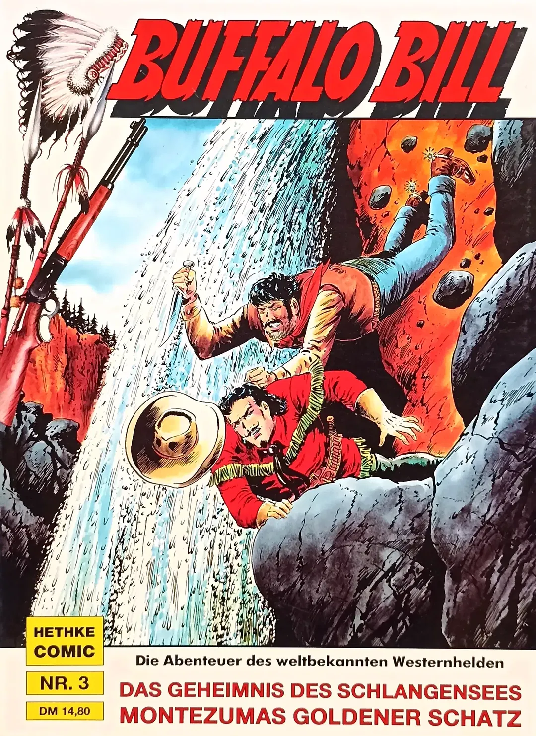 Hethke Comic Buffalo Bill - Das Geheimnis des Schlangensees Montezumas goldener Schatz Band 3 - Bild 1