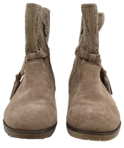 Damen Sommerstiefeletten Velourleder braun Gr. 40 – Vorschau 2
