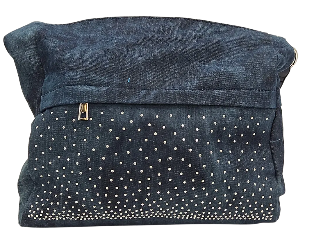 Jeanshandtasche Damen - blau - Bild 4