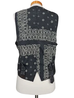 MOSCHINO Damen Jeans Weste, schwarz - Gr. M  - Bild 4